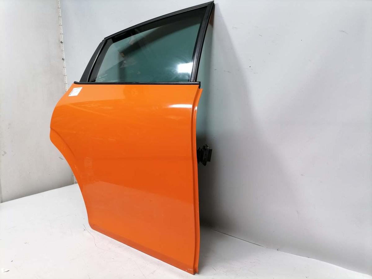 Seat Leon 1P original T&uuml;r hinten rechts LP2C Leuchtorange Rohbau Bj.2009